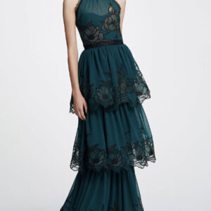 Emerald Layered Dress