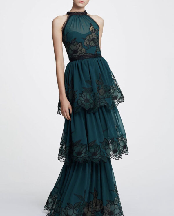 Emerald Layered Dress
